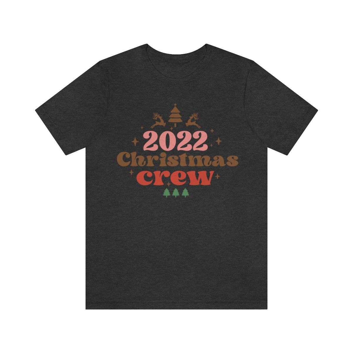 2022 Christmas Crew Family Christmas Reindeer Tshirt