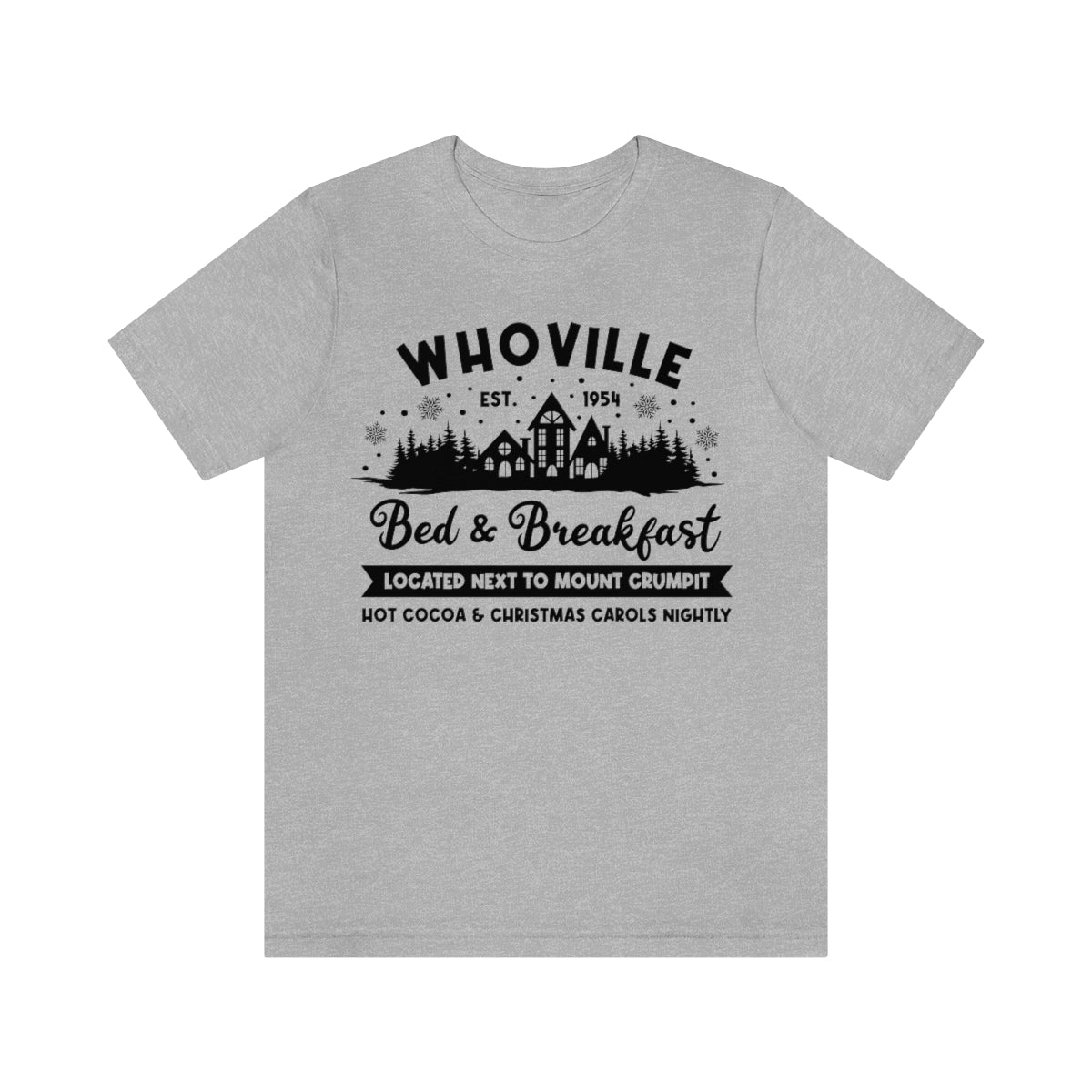 Whoville Bed & Breakfast Cute Christmas Holiday Tshirt