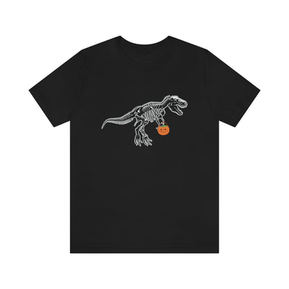 T-Rex and Pumpkin Halloween Trick or Treat T-Shirt