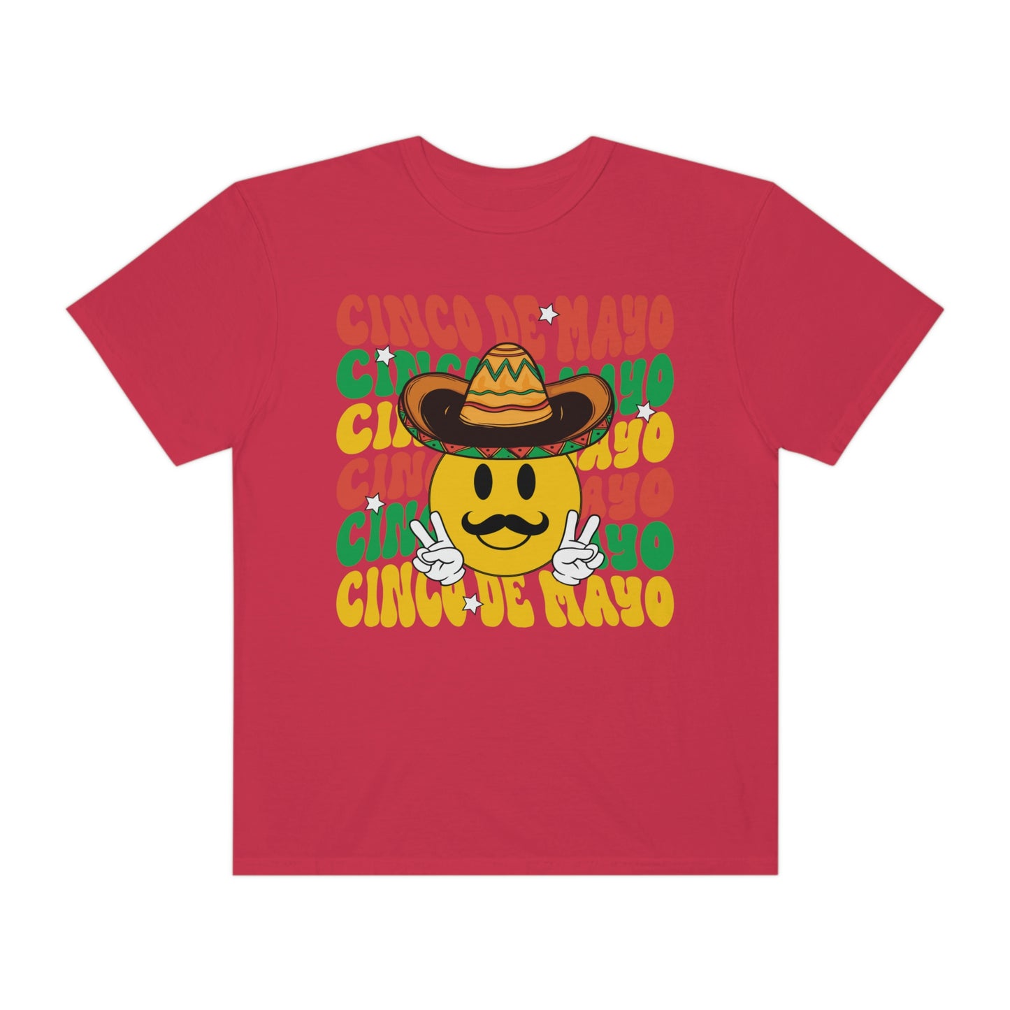 Cute Happy Face Cinco De Mayo Tshirt