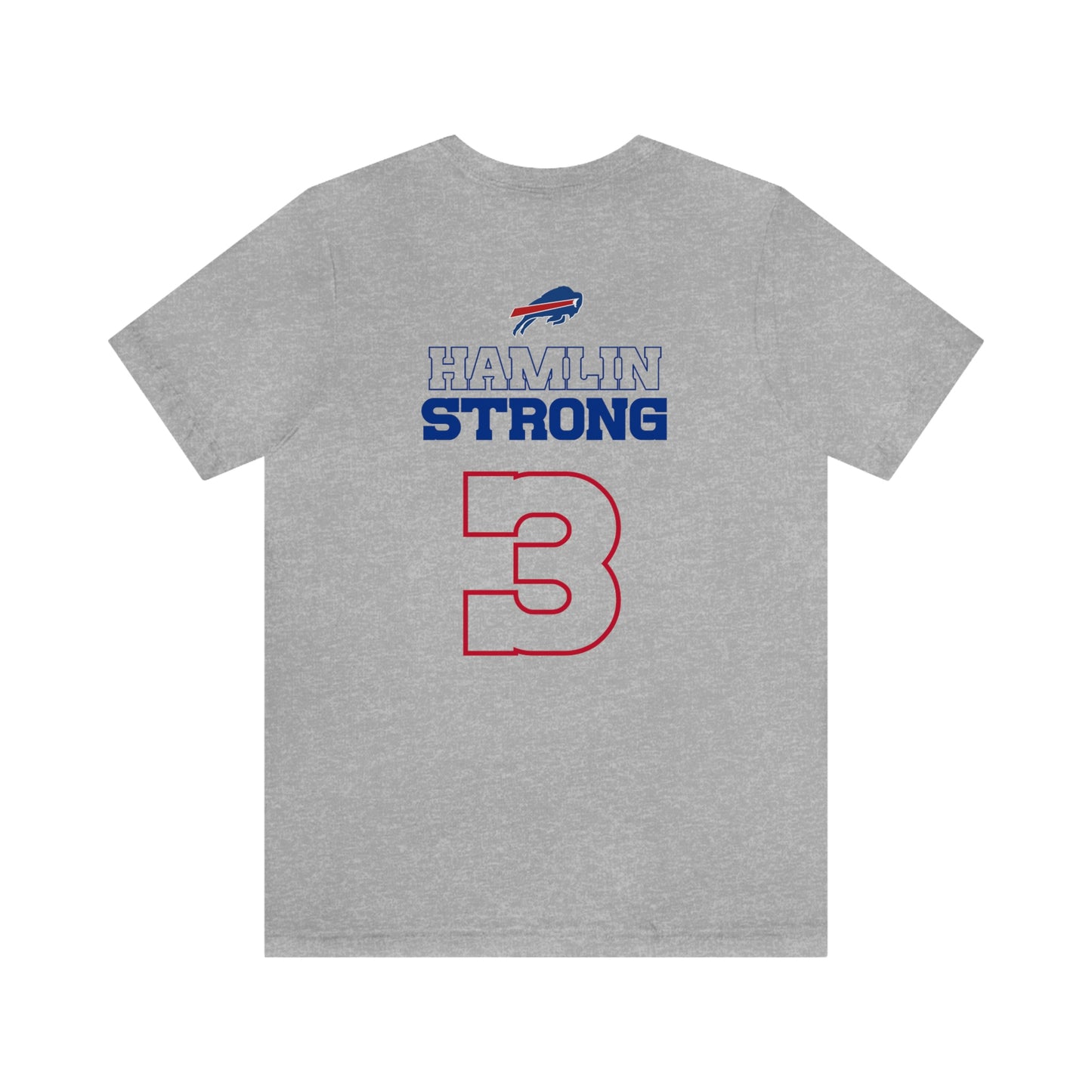 Did We Win Hamlin Strong Open Red #3 Buffalo Bills Tshirt