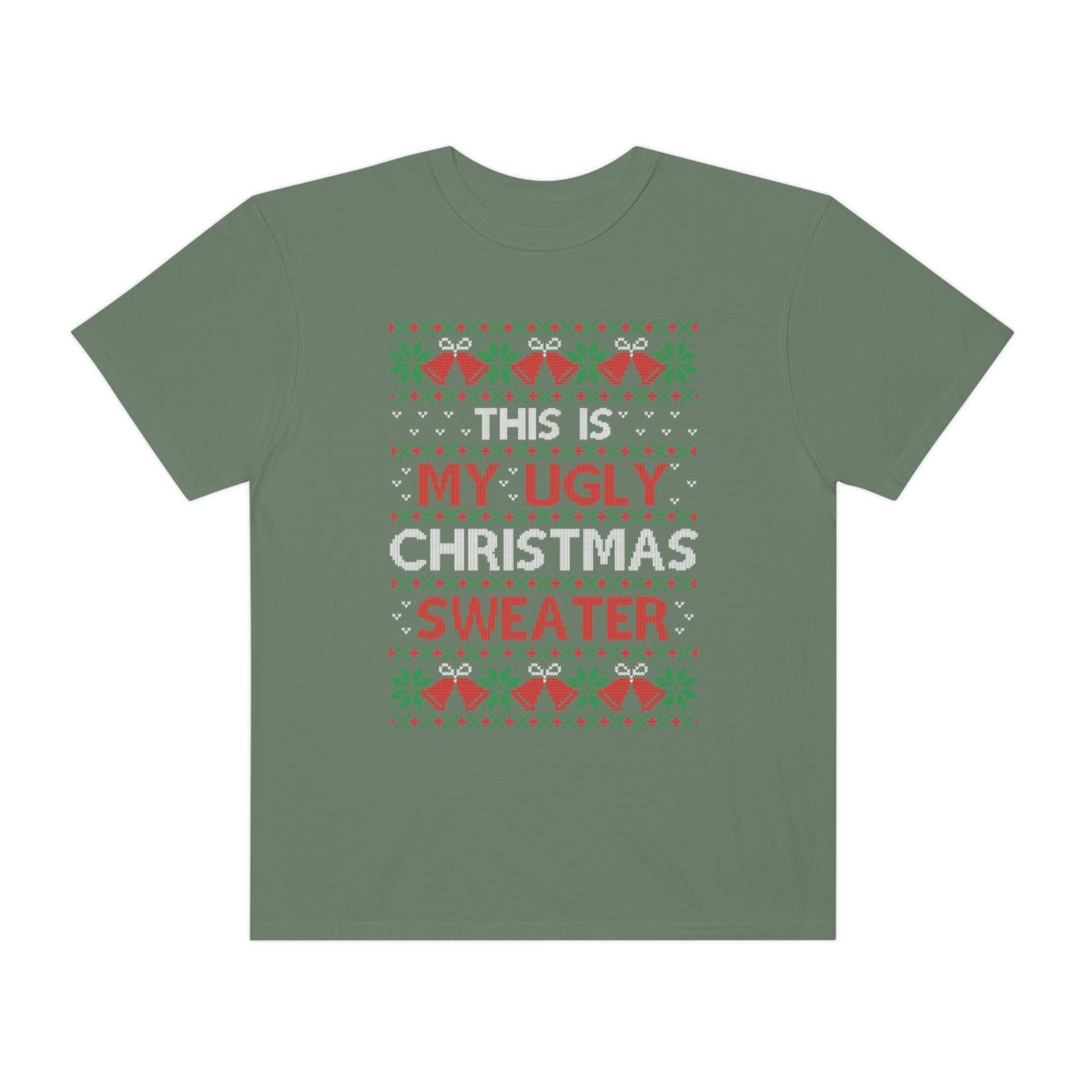 Ugly Christmas Sweater Retro Style Christmas Tshirt