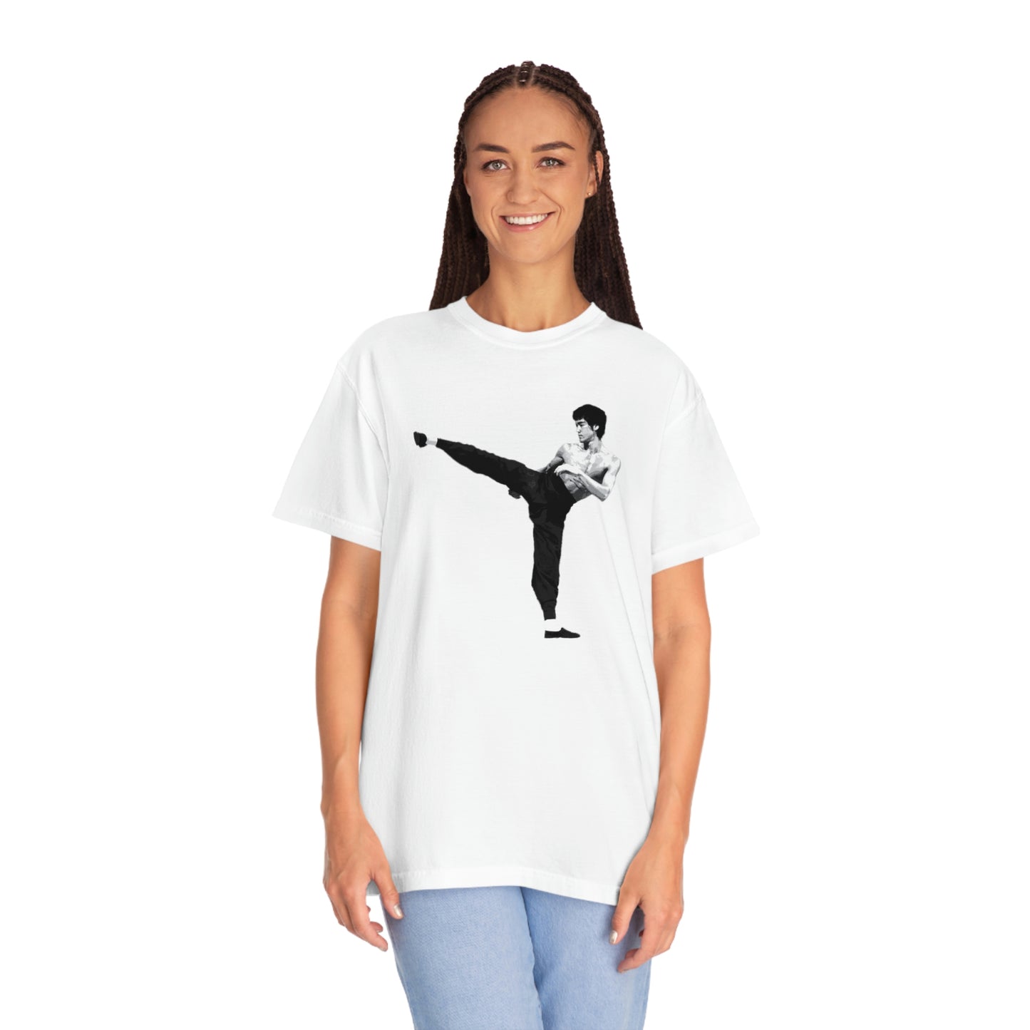 Bruce Lee Kicking Tshirt