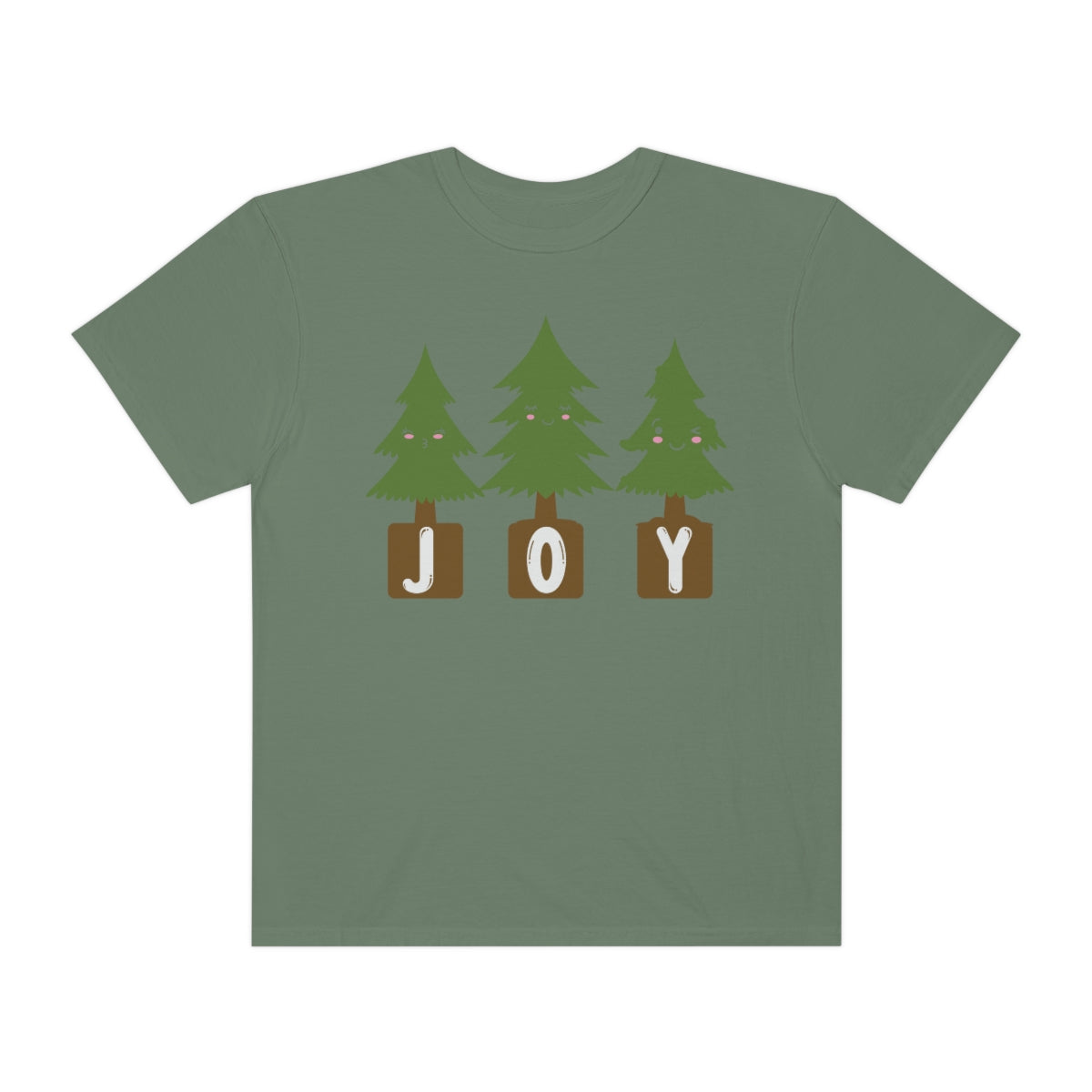 Joy Christmas Trees Cute Christmas Tshirt