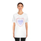 Cute Heart Thanksgiving Tshirt Design | Thanksgiving TShirt | Thanksgiving T-Shirt | Thanksgiving Teeshirt Design on Unisex Jersey Short Sleeve Tee