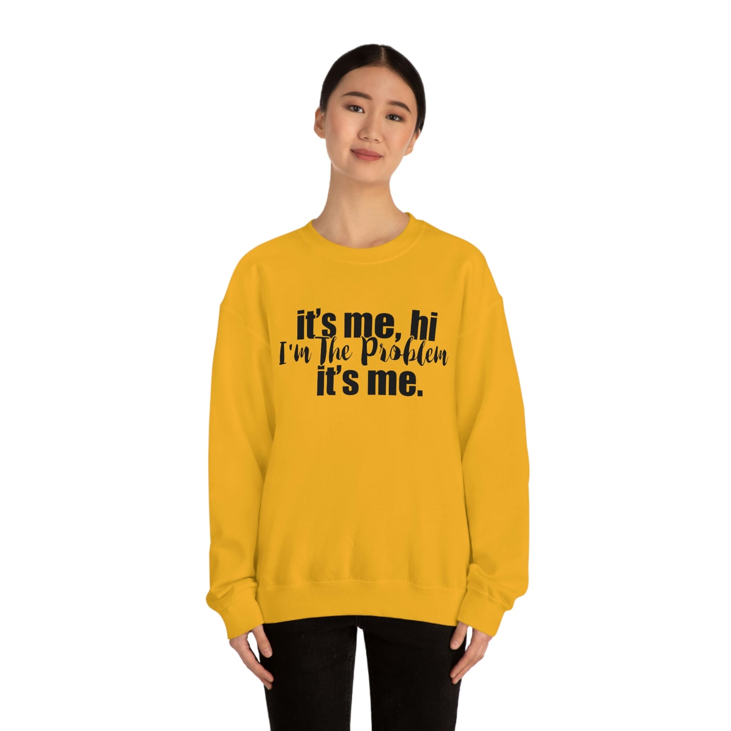 Its Me, Hi, I'm the Problem it's Me, T Swift Taylor Swift Merch Fan Gift Crewneck Sweatshirt