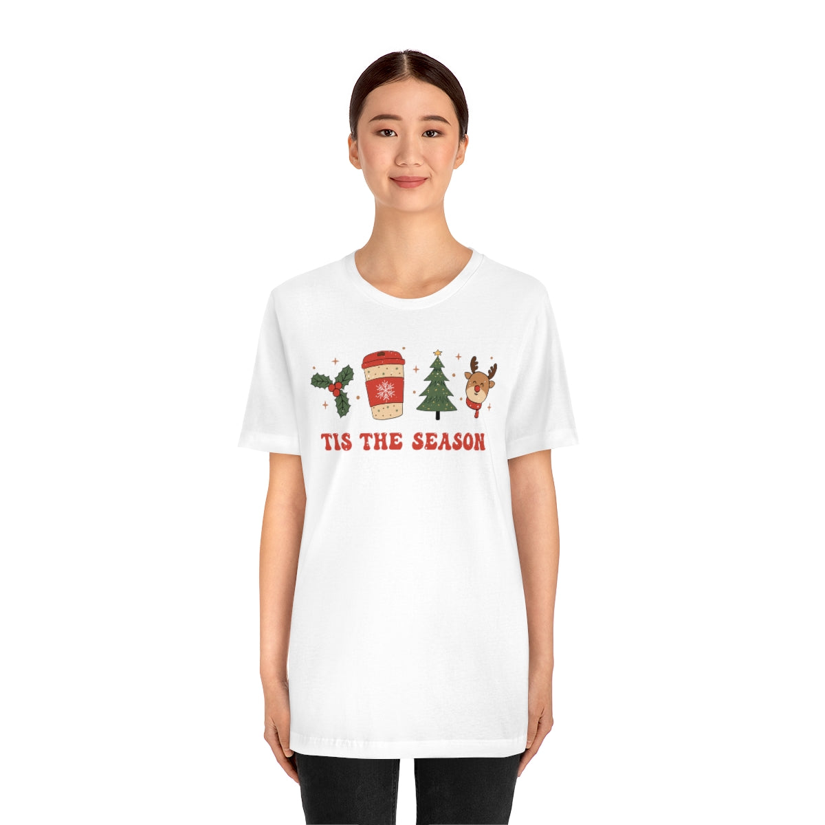 Tis the Season Coffee Themed Christmas Tshirt