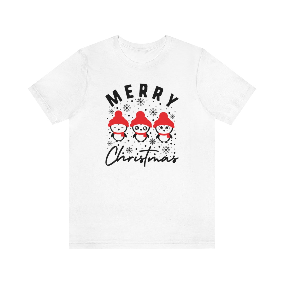 Merry Christmas Cute Penguins Christmas Tshirt