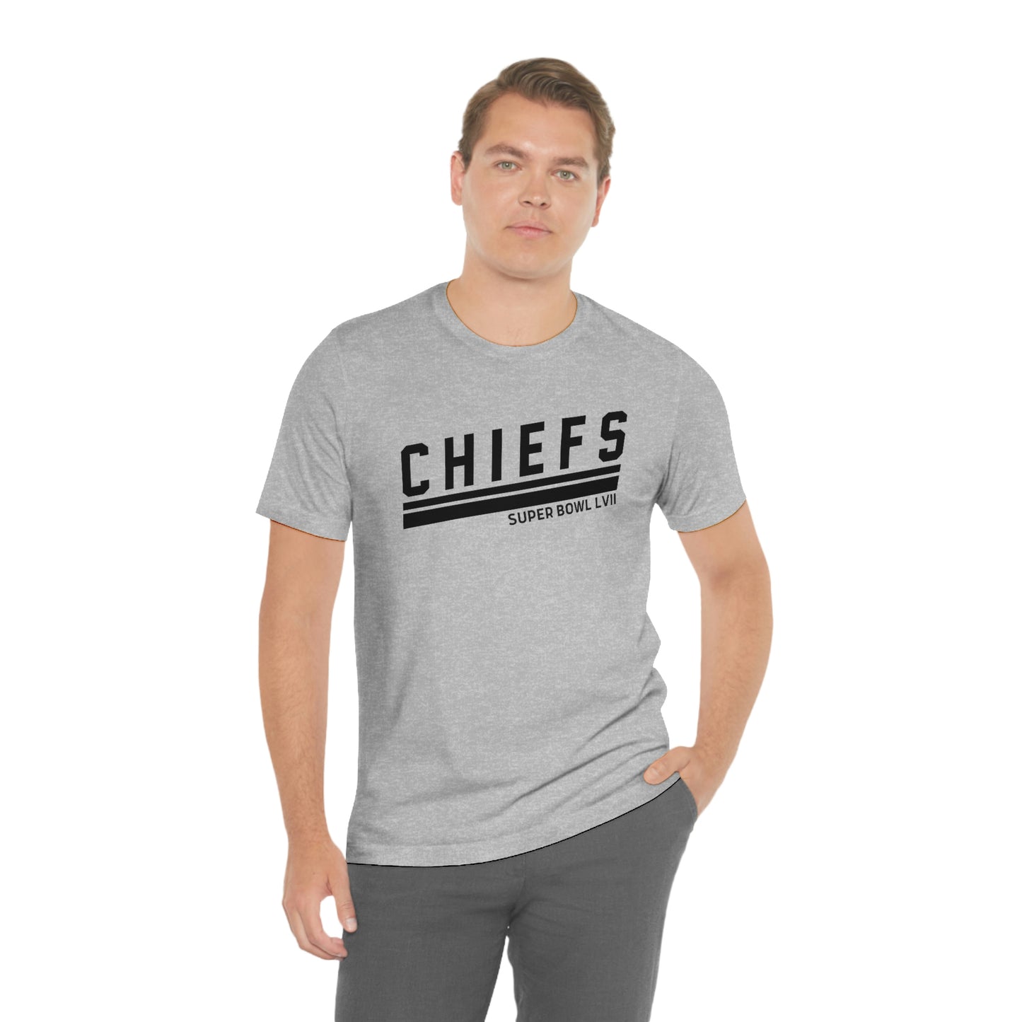 Chiefs Football Super Bowl LVII Football Short Sleeve Tshirt