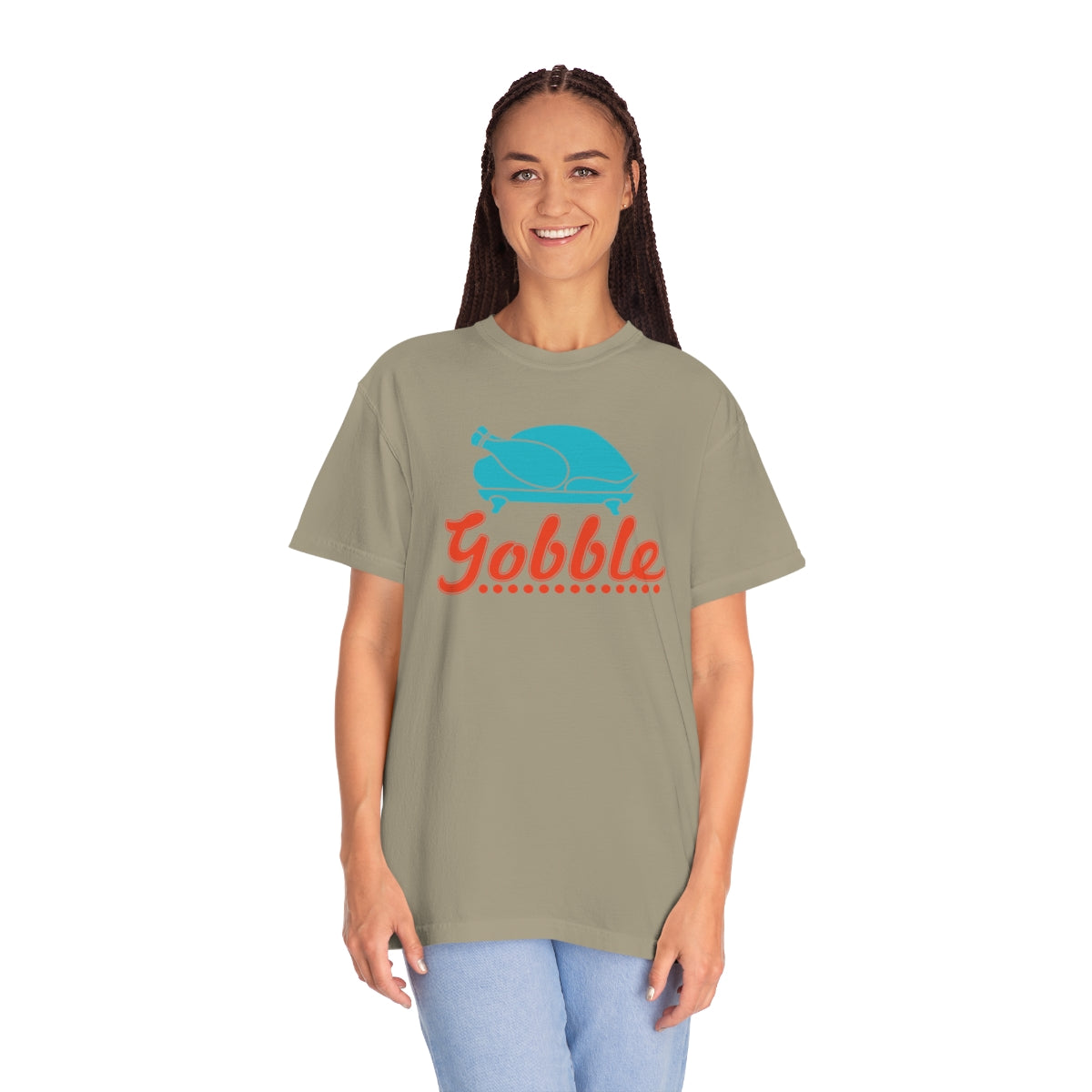 Gobble Turkey Thanksgiving Dinner Themed TShirt