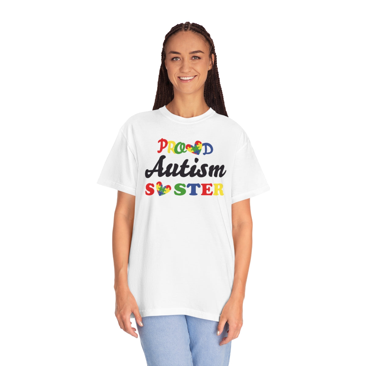 Proud Autism Sister Autism Awareness Tshirt