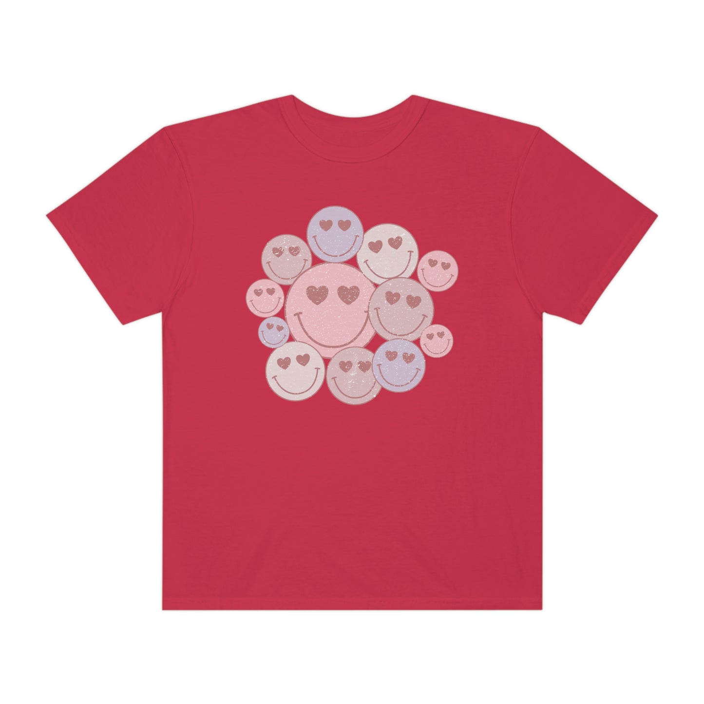 Happy Faces Heart Eyes Valentines Day Tshirt