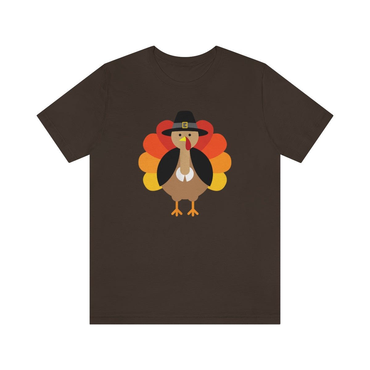 Bold Turkey Thanksgiving Tshirt Design | Thanksgiving TShirt | Thanksgiving T-Shirt | Thanksgiving Teeshirt Design on Unisex Jersey Short Sleeve Tee