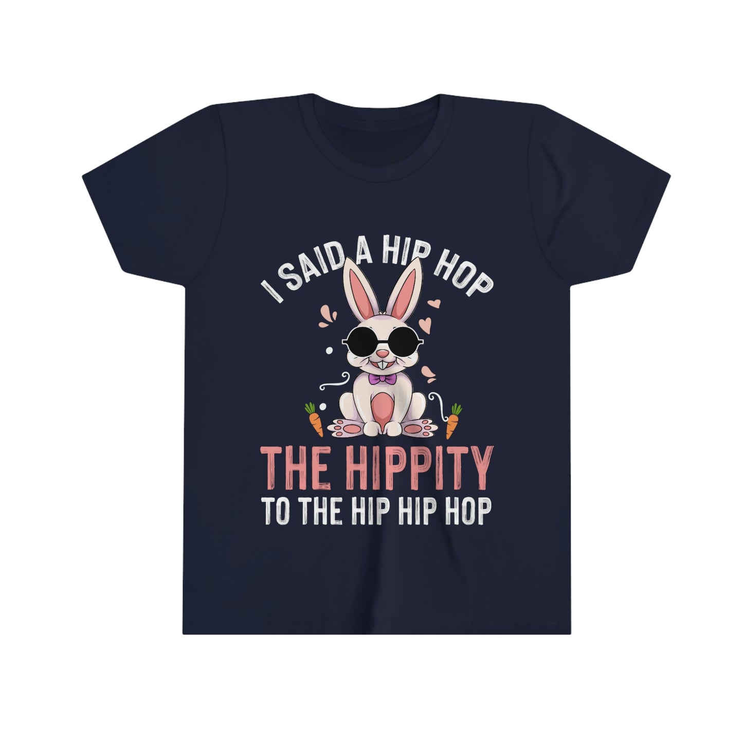 Boys Cool Hip Hop Bunny Themed Easter Tshirt