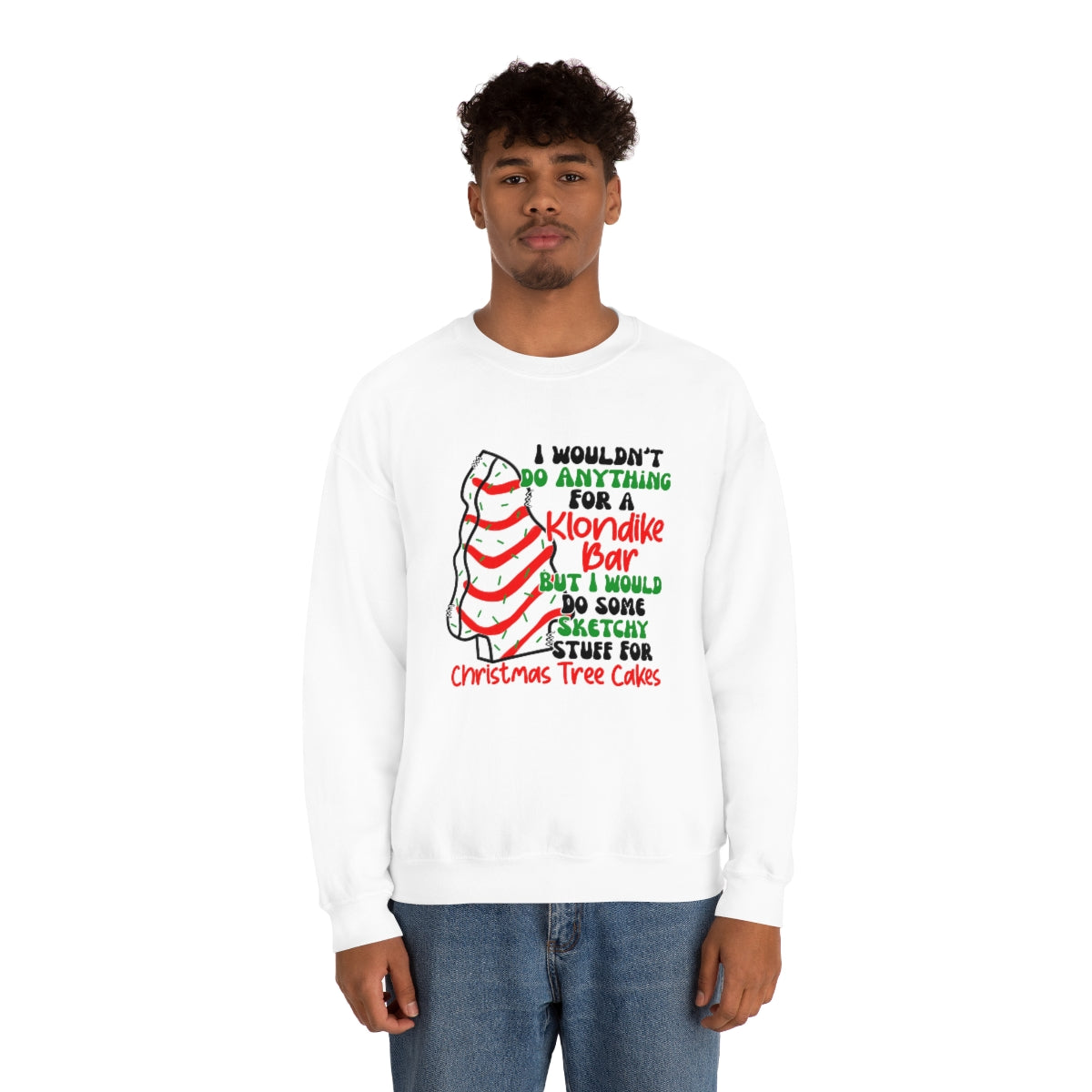 Tasty Christmas Cake Xmas Holiday Sweatshirt