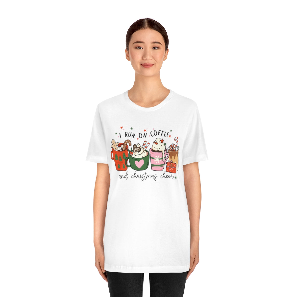 I Run On Coffee & Christmas Cheer Tshirt