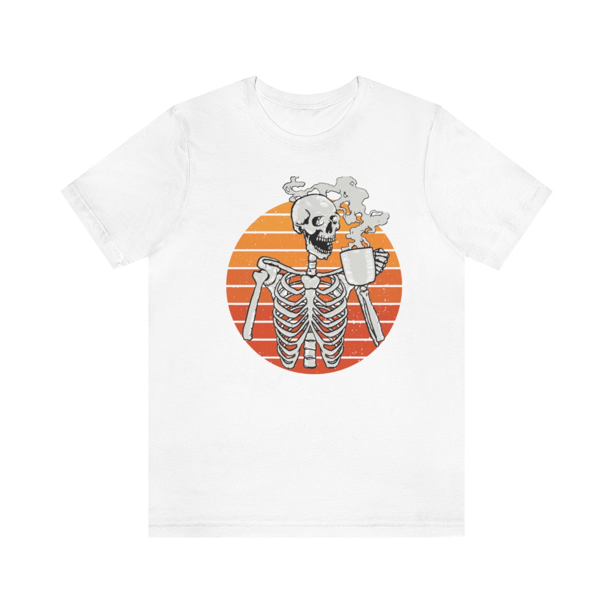 Dead Inside but Caffeinated Skeleton Halloween TShirt