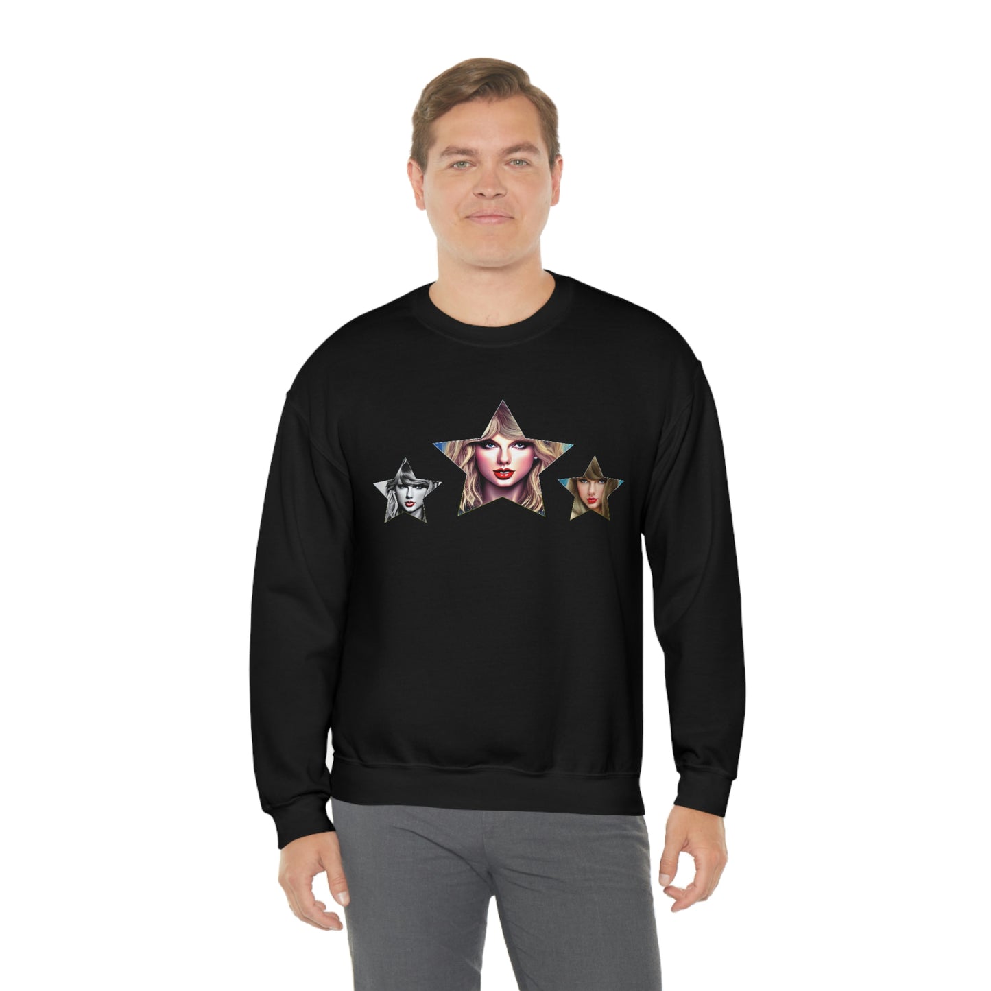 Stars Beautiful Taylor Swift T Swift Taylor Swift Merch Fan Swifty Gift Crewneck Sweatshirt