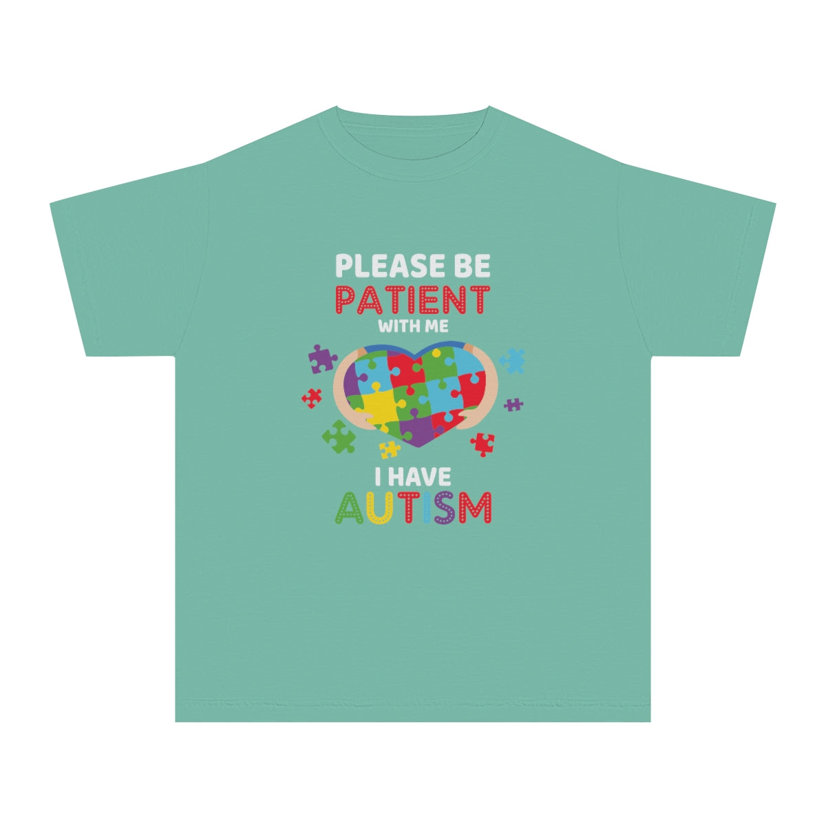 Please be Patient with Me I have Autism Youth Midweight Tshirt