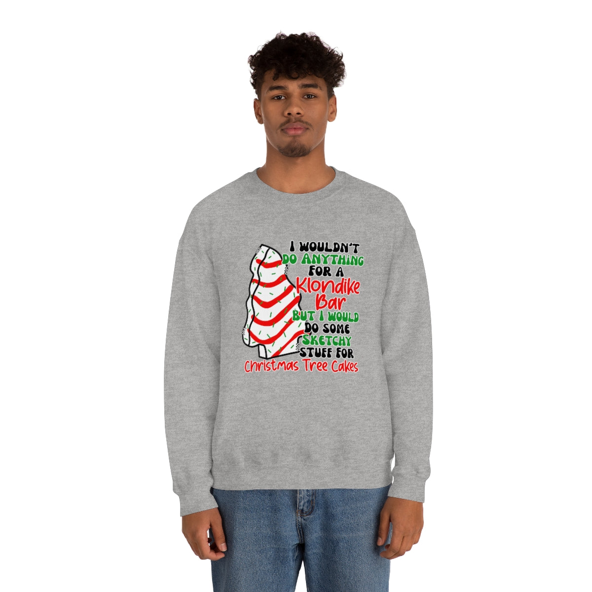 Tasty Christmas Cake Xmas Holiday Sweatshirt