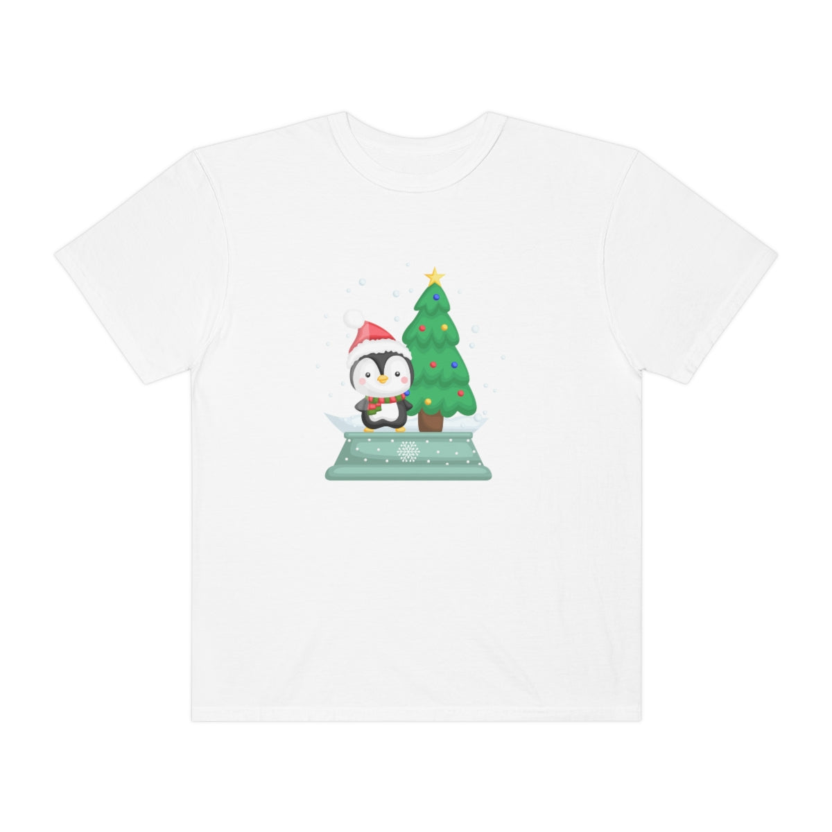 Cute Penguin Snowglobe Christmas Tshirt