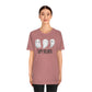 Three Ghosts Cute Happy Halloween Tshirt, Funny TShirt Design on Unisex Jersey Short Sleeve Tee