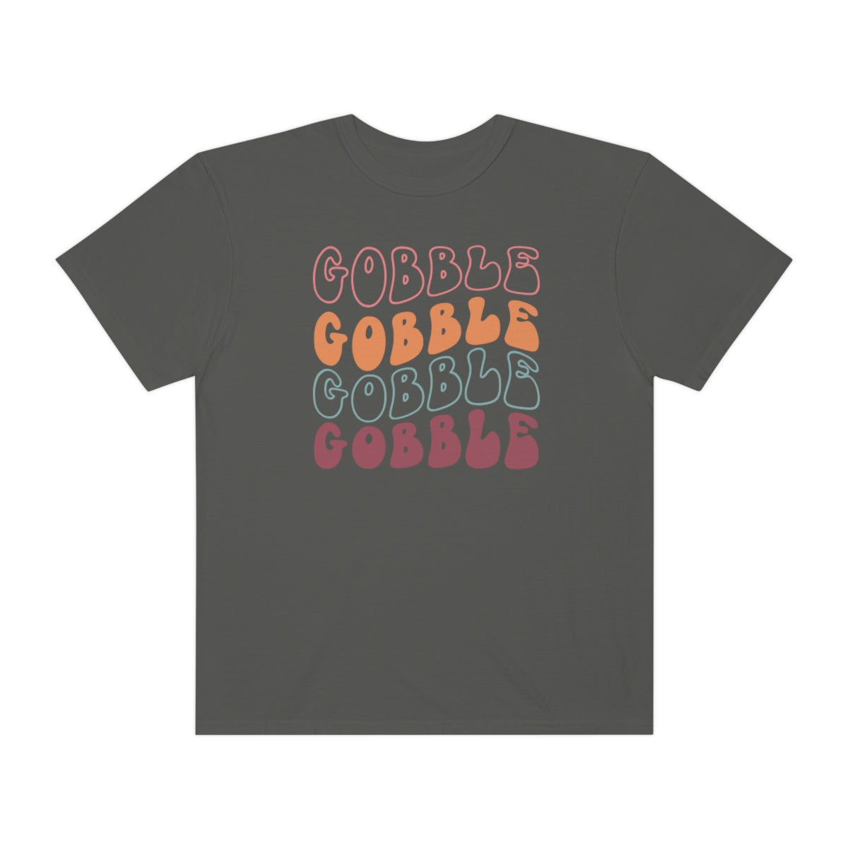 Gobble Gobble Gobble Retro Style Thanksgiving TShirt