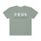 Happy Halloween Cute Ghost Tshirt Design on Unisex Garment-Dyed T-shirt