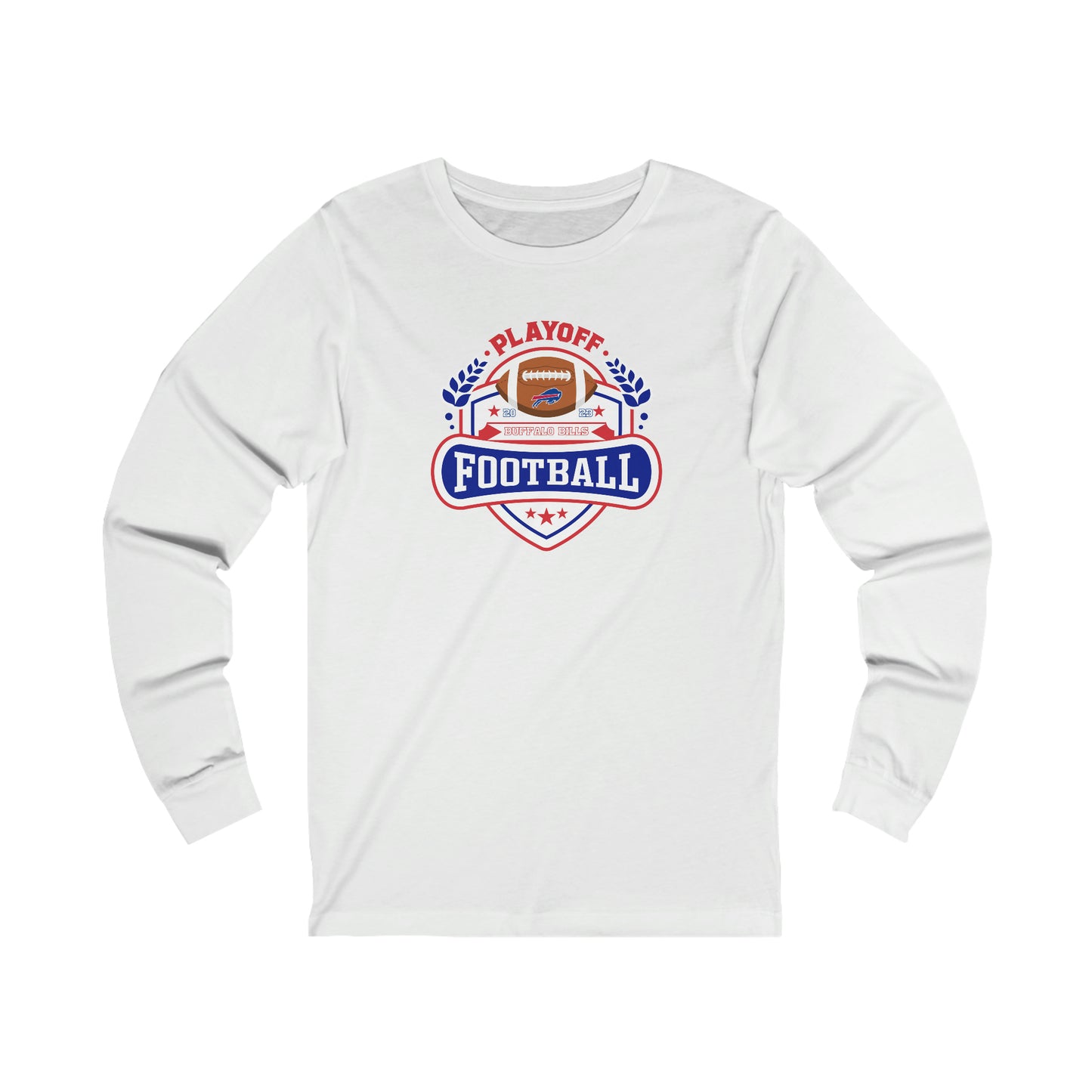 2023 Playoff Football Buffalo Bills Logo Unisex Jersey Long Sleeve Tee