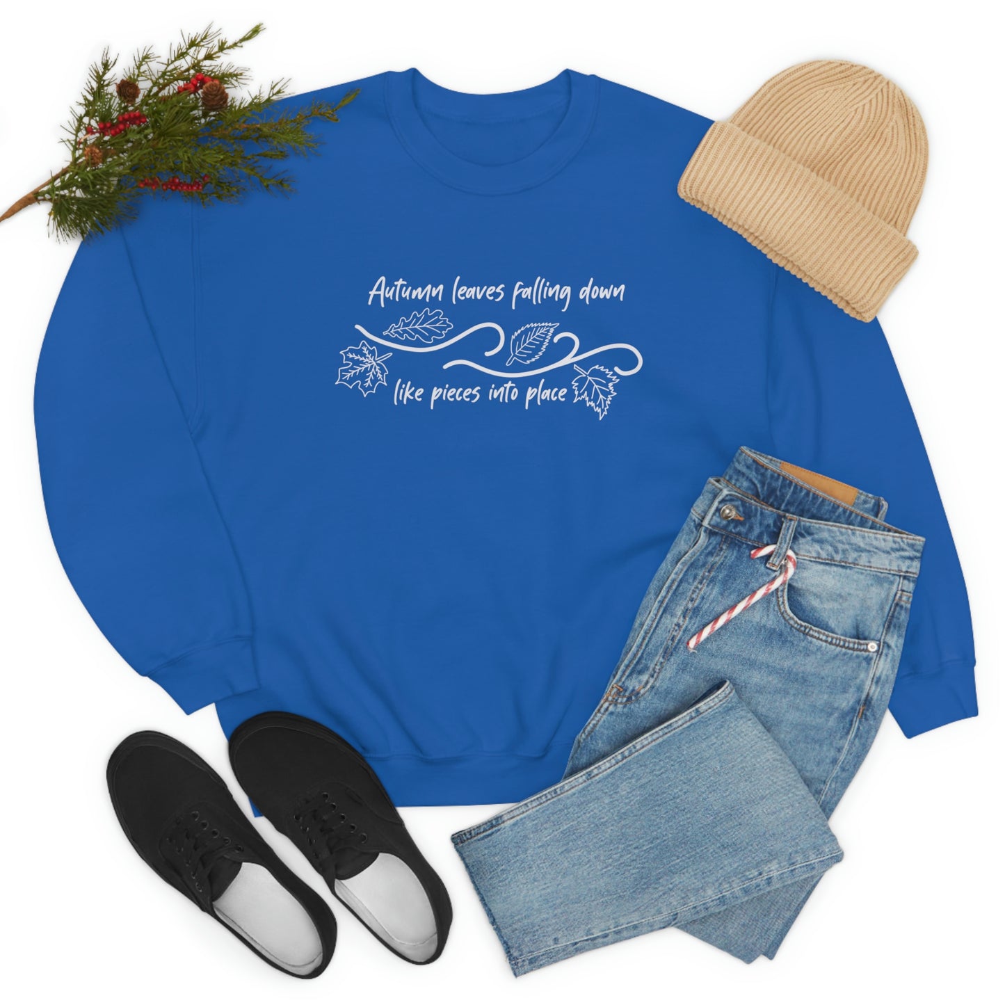 Autumn Leaves Falling Down Taylor Swift Song T Swift Taylor Swift Merch Fan Swifty Gift Crewneck Sweatshirt