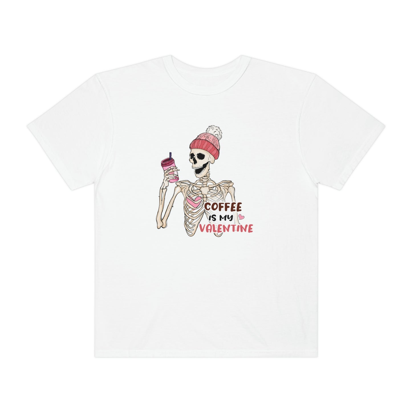 Skeleton Coffee is My Valentine Tshirt