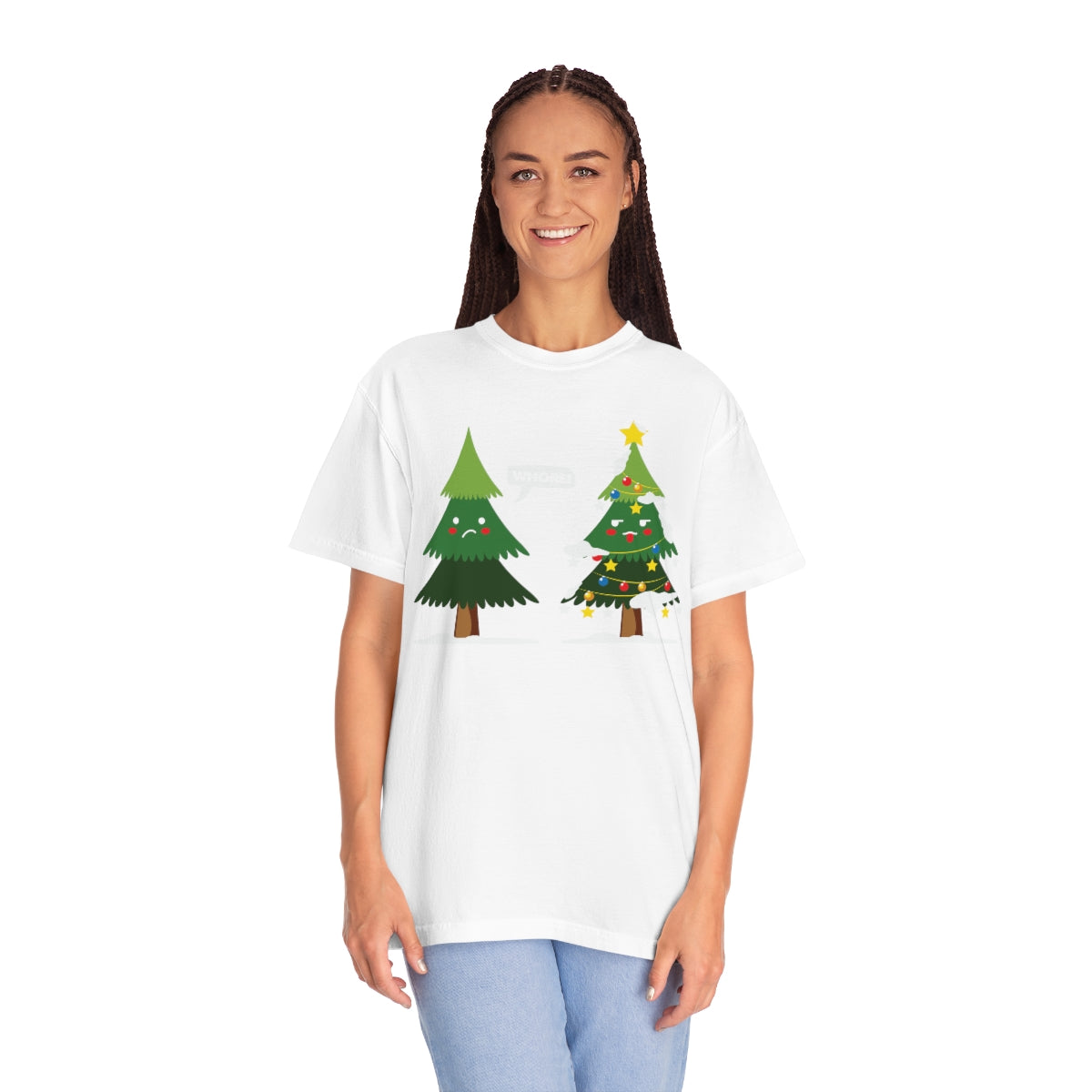 Christmas Trees Cursing Funny Xmas TeeShirt