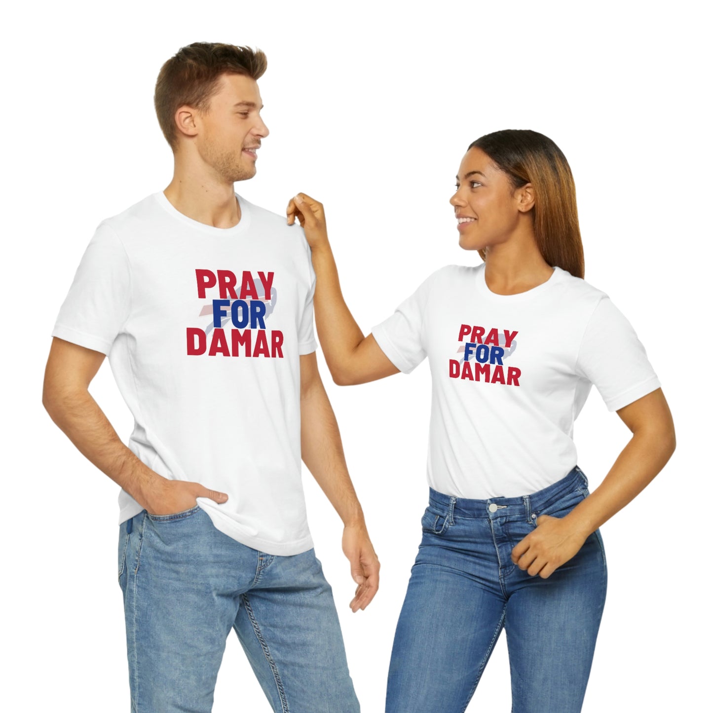 Pray for Damar Buffalo Bills Logo #3 Damar Hamlin Supporter Unisex Jersey Short Sleeve Tee