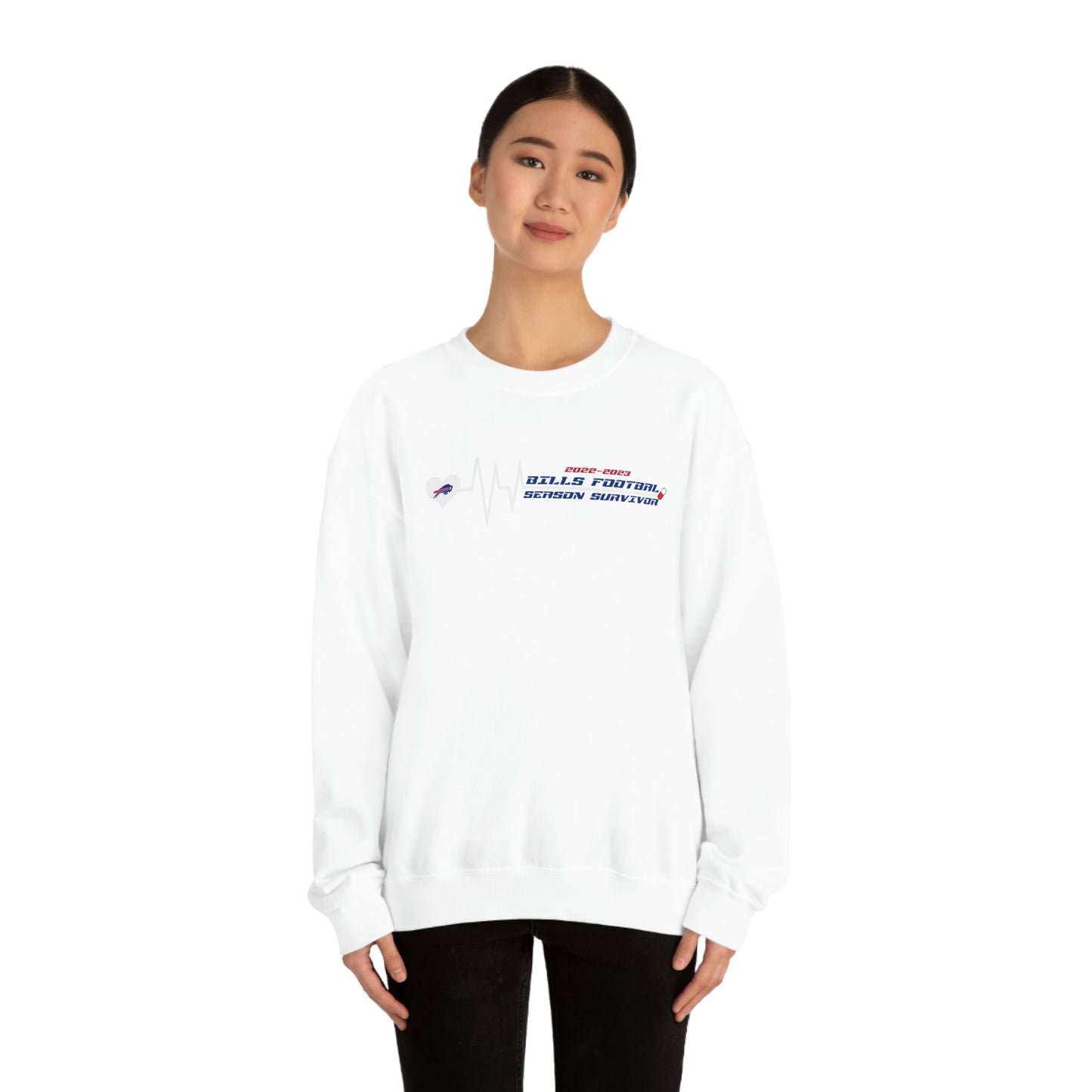 2022-2023 Buffalo Bills Football Season Survivor Bills Mafia Football Crewneck Sweatshirt