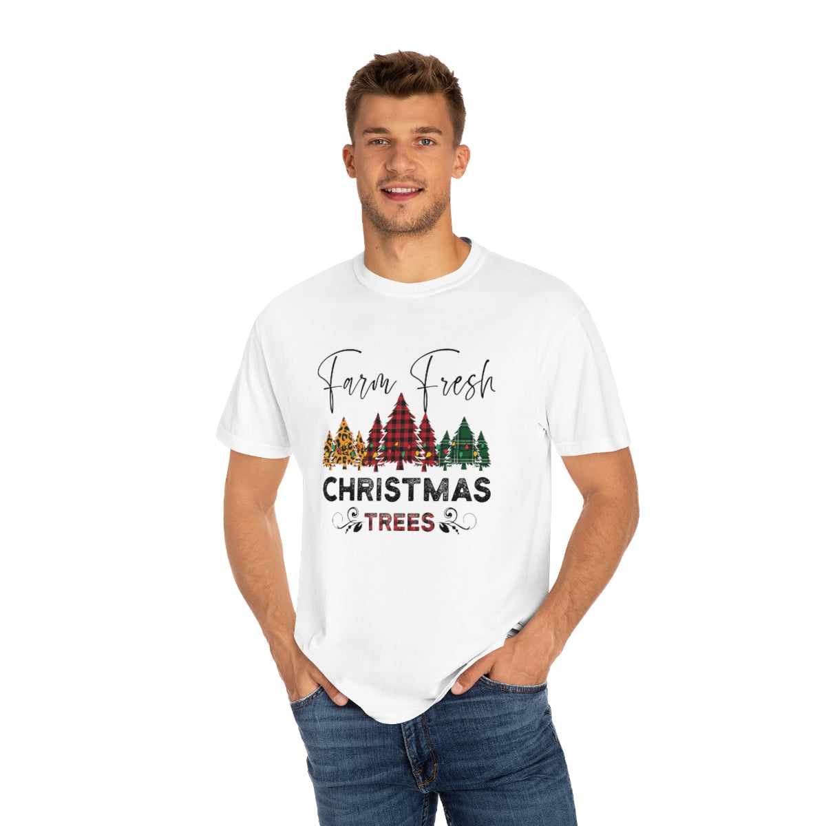 Farm Fresh Plaid Christmas Trees TeeShirt