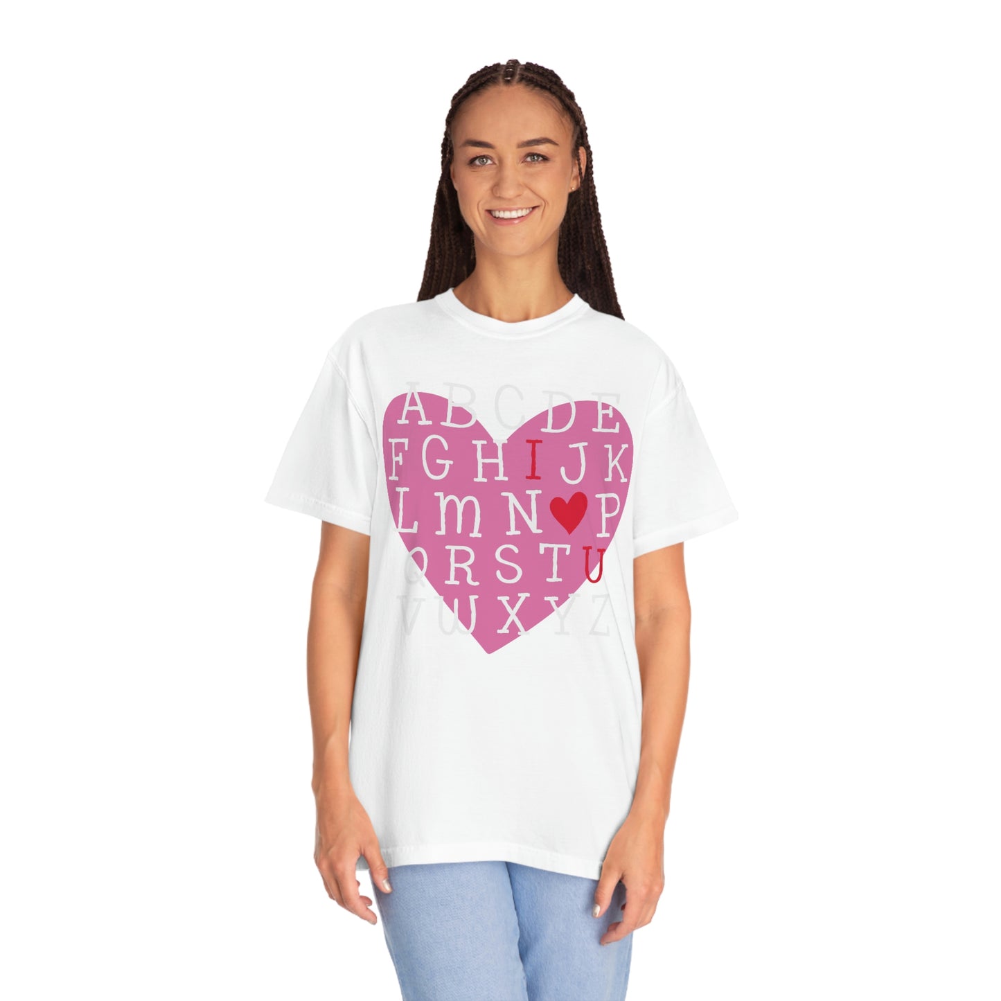 Teacher Valentine Shirt, I Love U Shirt, Love Shirt, I Love You Shirt, Alphabet I Love You Shirt, I Heart U Shirt, Valentines Day Shirt