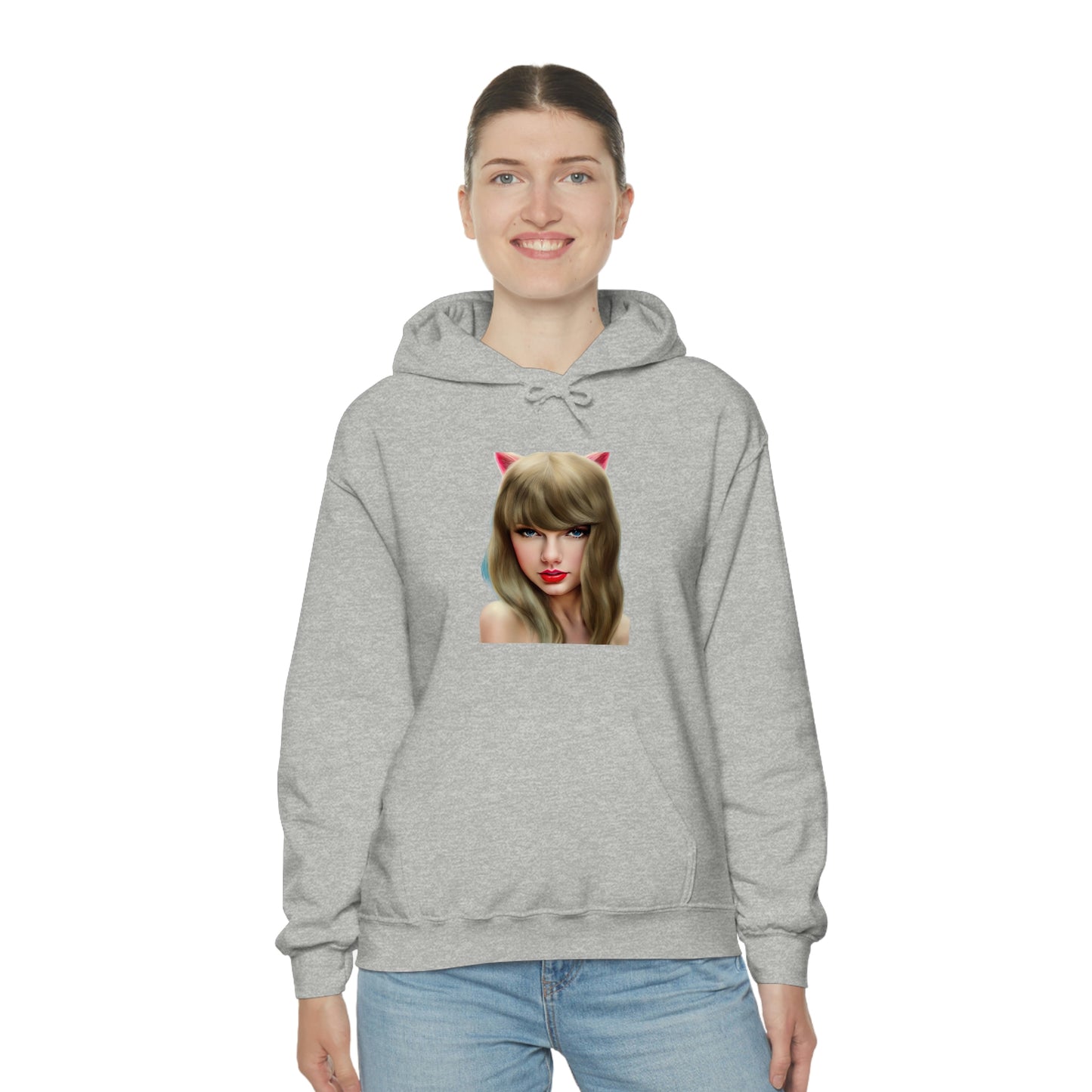 Taylor Swift Cat Ears T Swift Taylor Swift Merch Fan Swifty Gift Hooded Sweatshirt