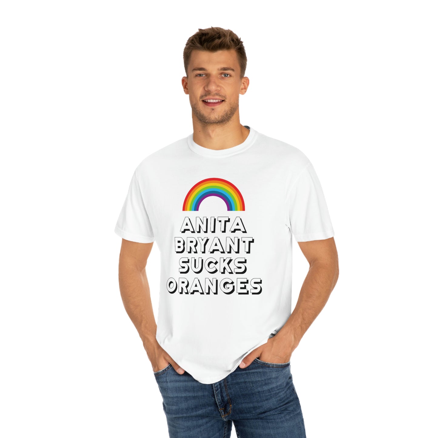 Anita Bryant Sucks Oranges Rainbow Gay Pride Gay Rights Tshirt