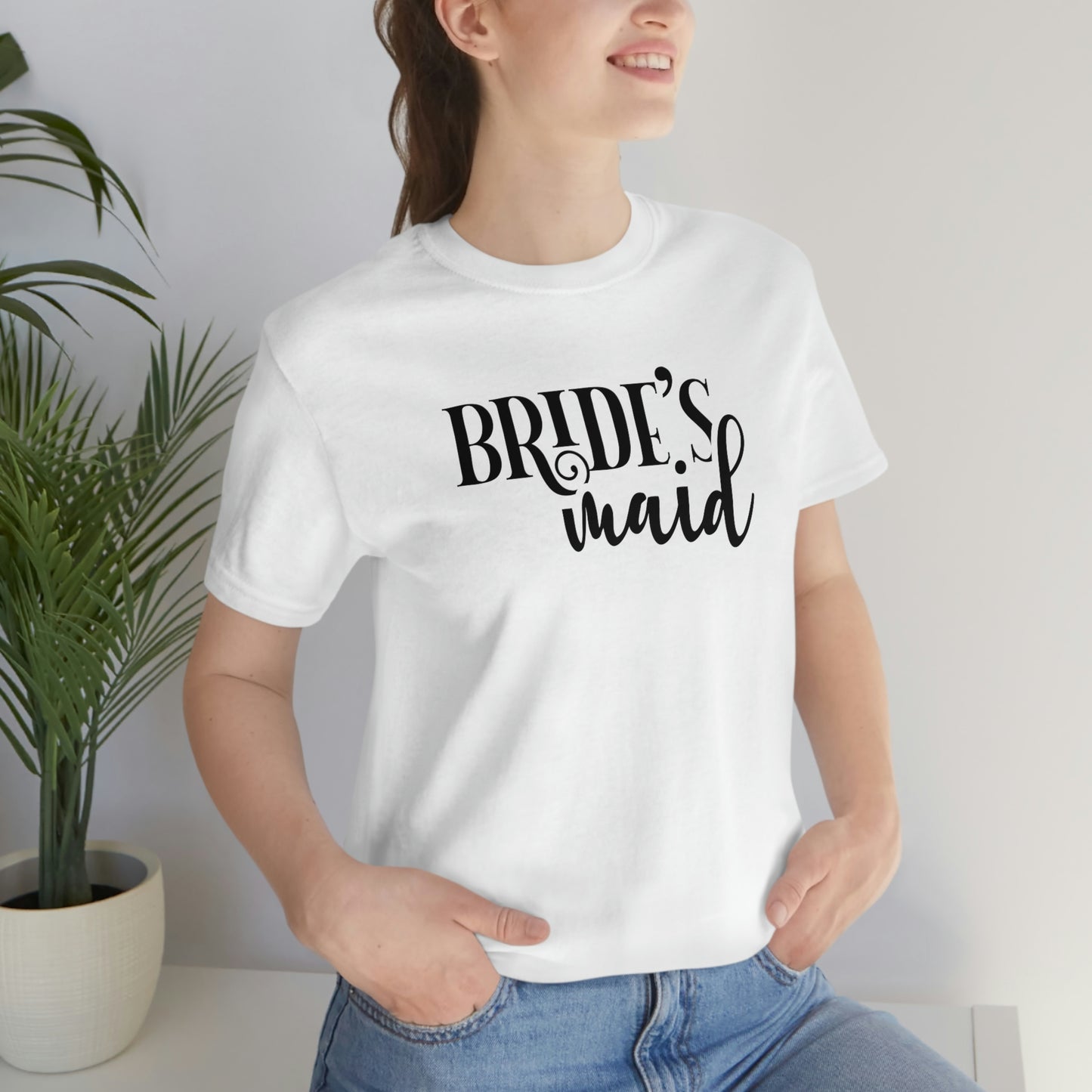 Bride's Maid Bachelorette Bridal Bride to Be Short Sleeve Tshirt