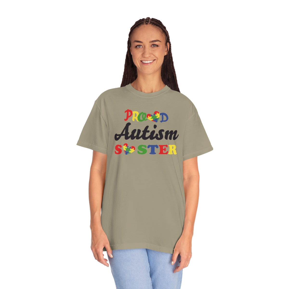 Proud Autism Sister Autism Awareness Tshirt