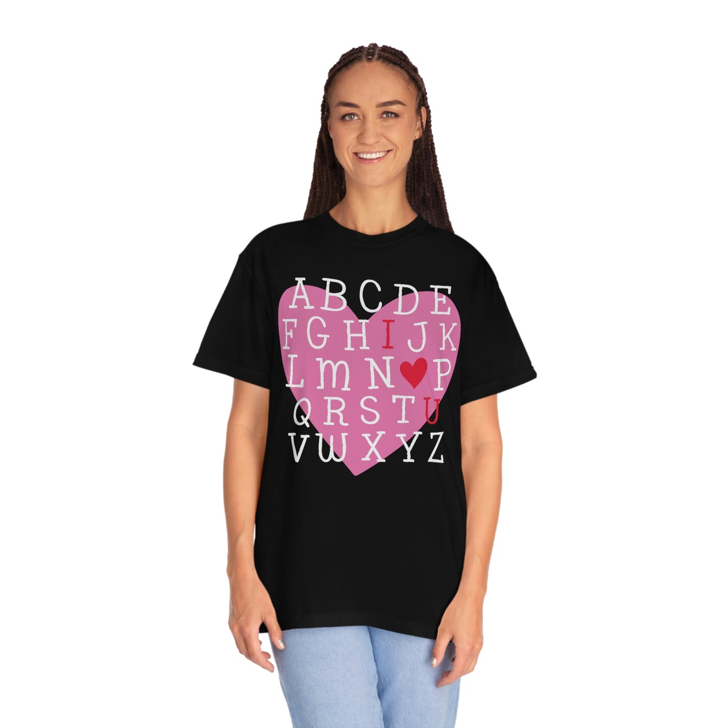 Teacher Valentine Shirt, I Love U Shirt, Love Shirt, I Love You Shirt, Alphabet I Love You Shirt, I Heart U Shirt, Valentines Day Shirt