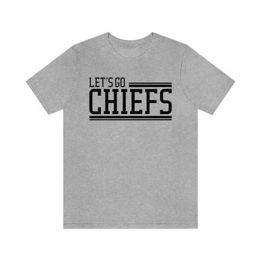 Let's Go Chiefs Kansas City Chiefs Super Bowl Vibes Football Short Sleeve Tshirt