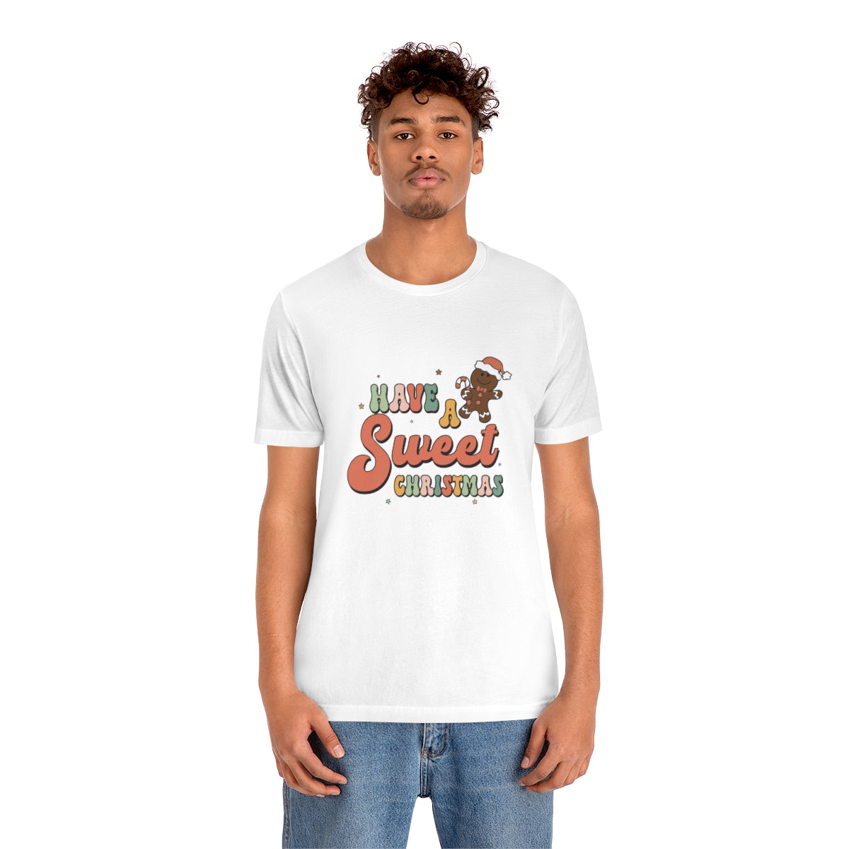 Have a Sweet Christmas Gingerbread Retro Tshirt
