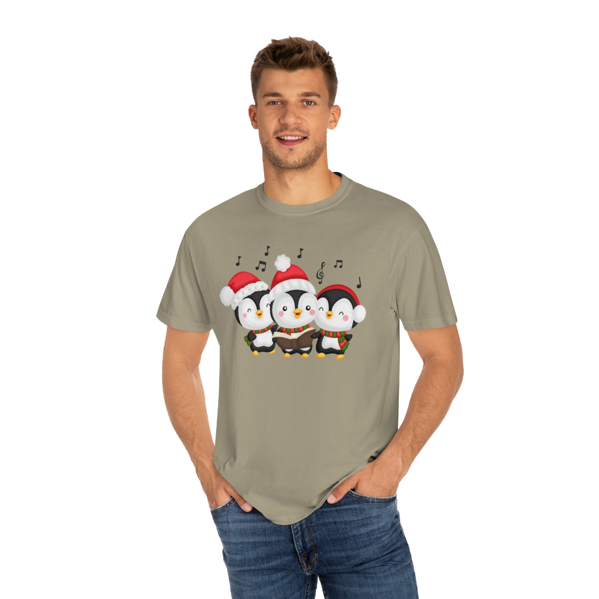 Cheerful Singing Penguins Christmas Holiday Xmas TShirt