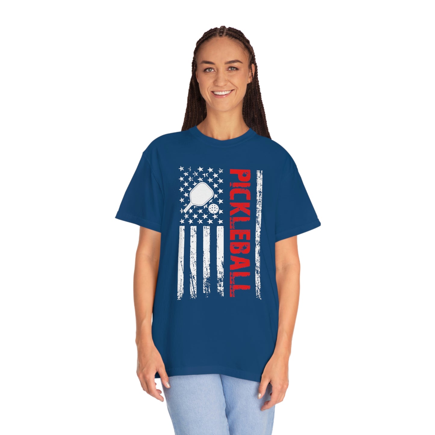 American Flag Pickleball Tshirt