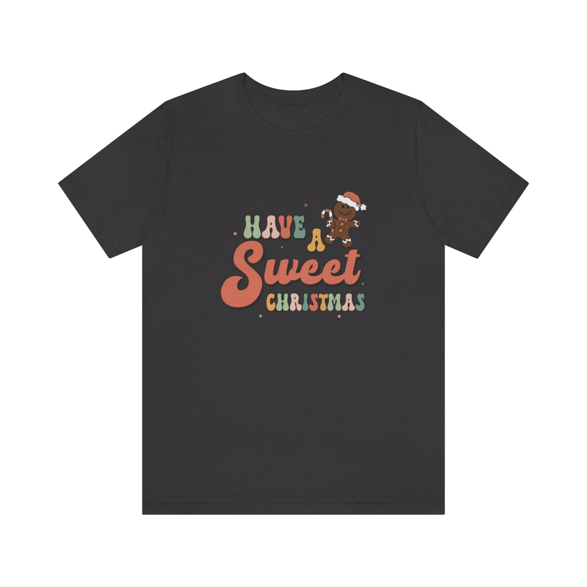 Have a Sweet Christmas Gingerbread Retro Tshirt