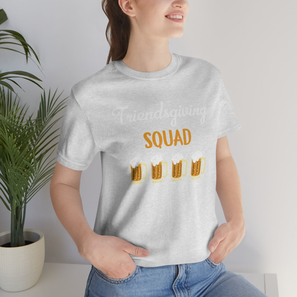 Friendsgiving Squad Beer Themed Thanksgiving Tshirt