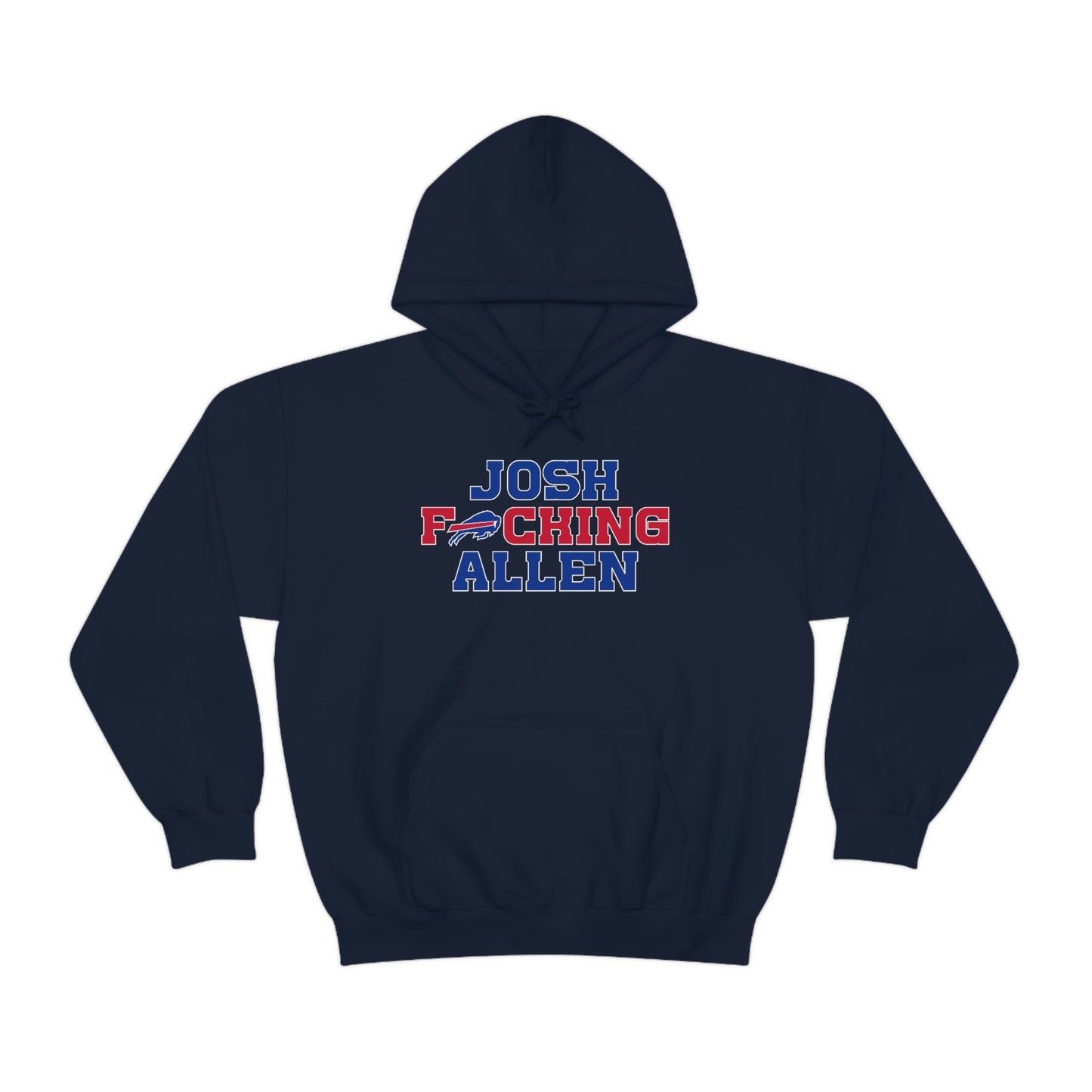 Josh Freaking Allen Bills Mafia #17 Buffalo Bills Football Hooded Sweatshirt