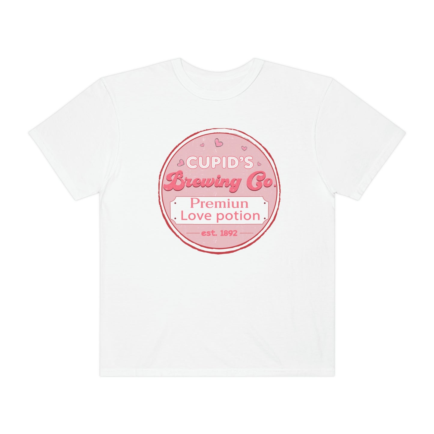 Cupids Brewing Co. Premium Love Potion Valentines Day Tshirt