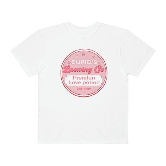 Cupids Brewing Co. Premium Love Potion Valentines Day Tshirt